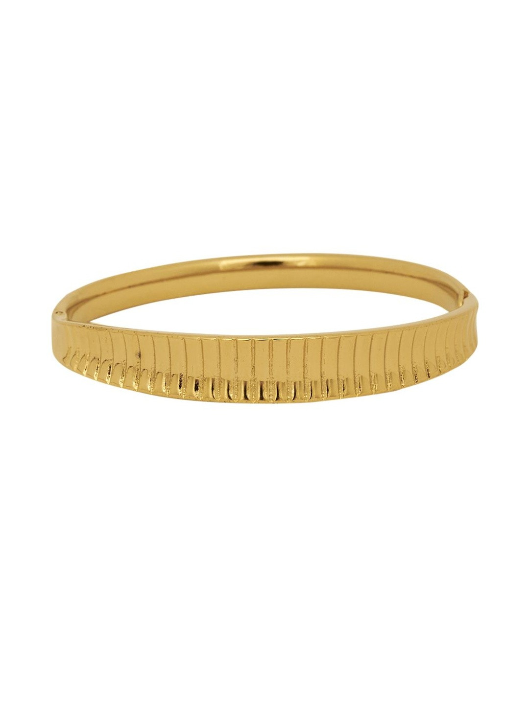 Beenth & Doneth Gold-Plated Kada Bracelet