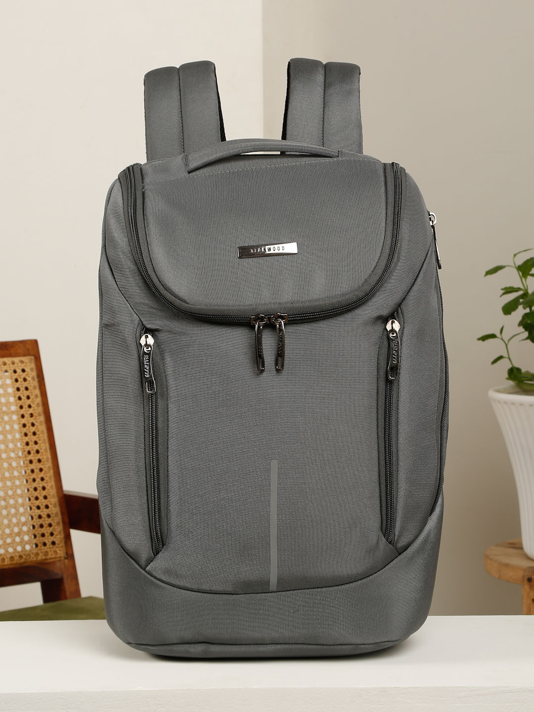 Teakwood Leathers Men Laptop Backpacks with Reflective Strip Detail - Up to 16 inch