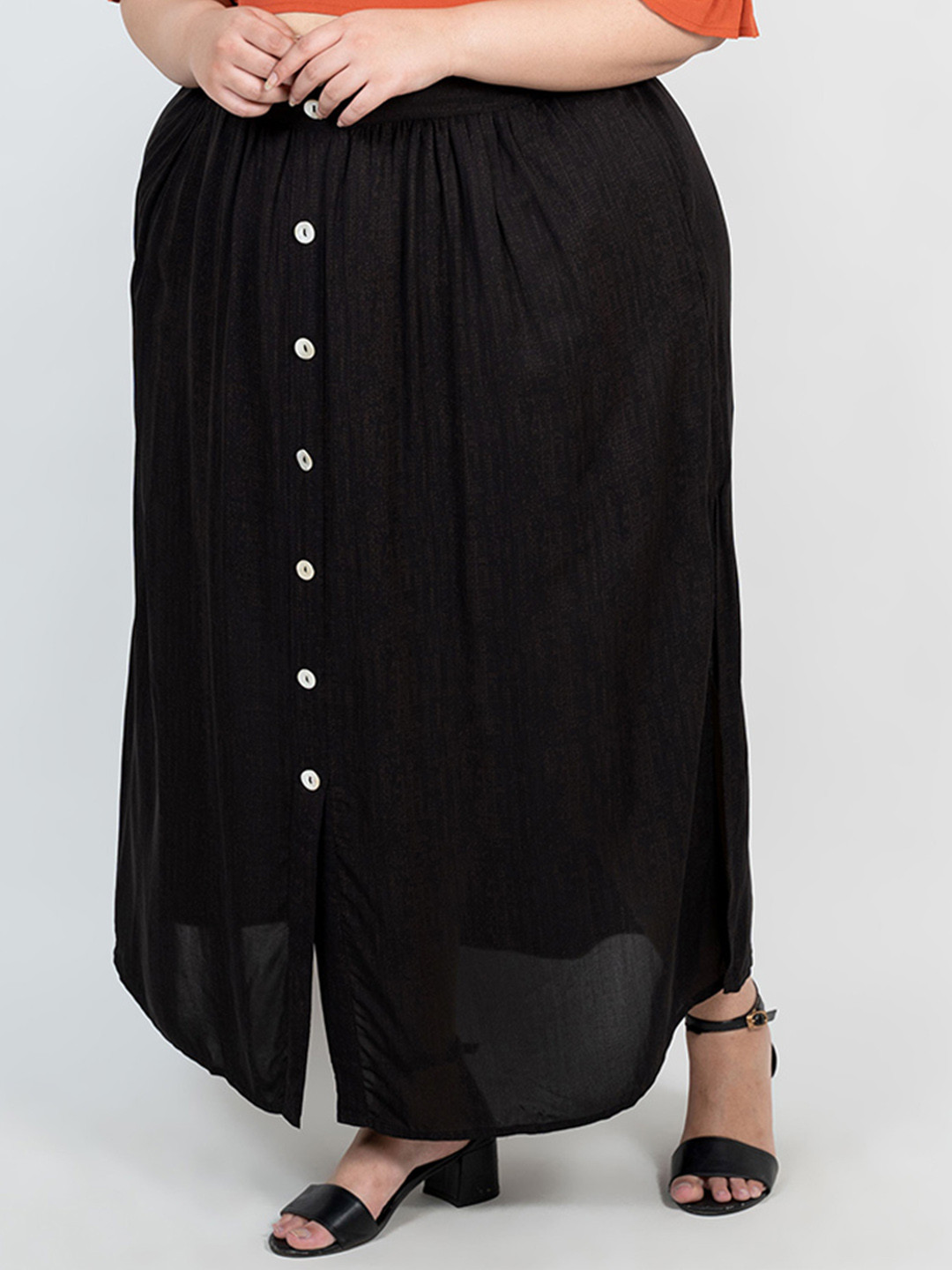XOXO Cherry Women Mid Rise Maxi Skirt