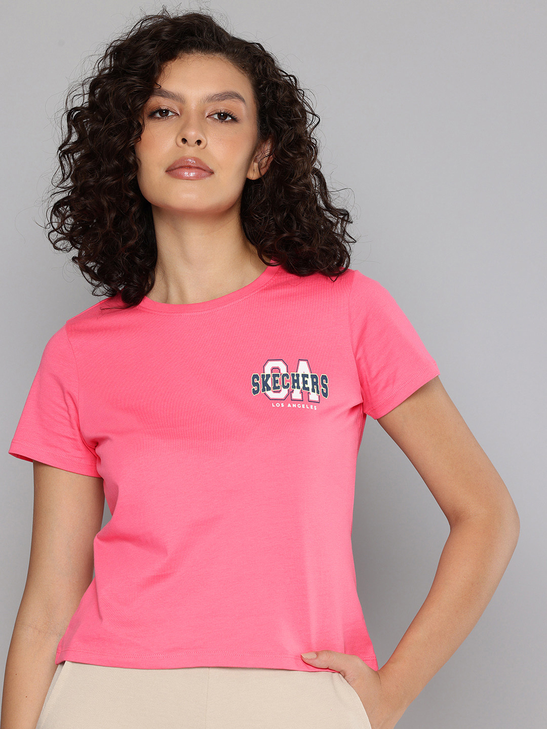 Skechers L.A. Placement Print Pure Cotton T-shirt