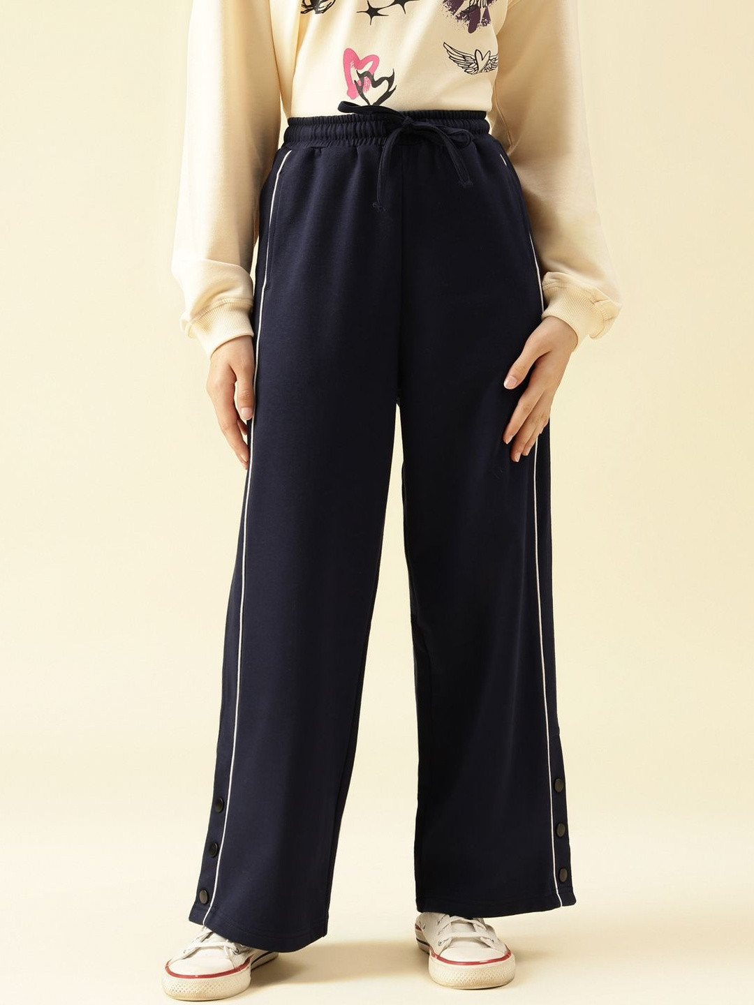 Lil Tomatoes Girls Cotton Looper Track Pants