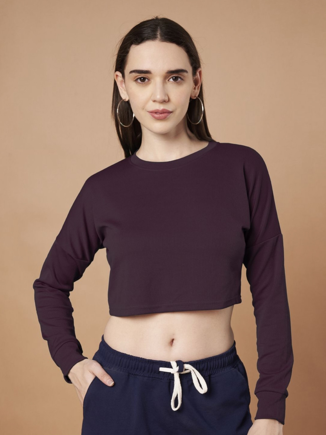 DTR FASHION Women Self Design Round Neck T-shirt