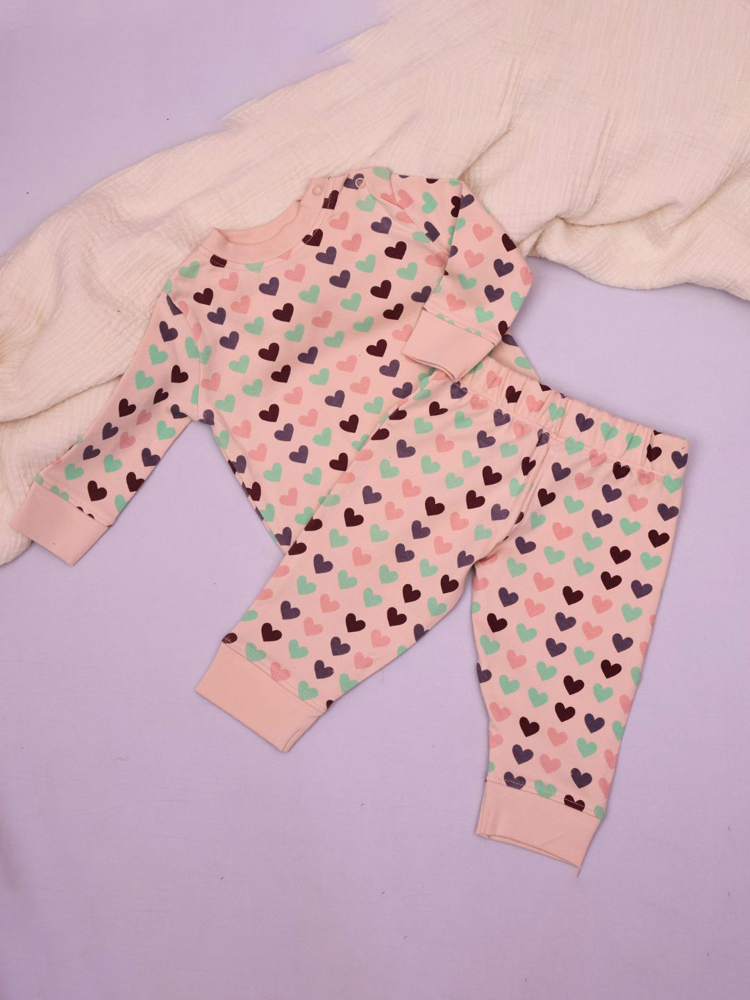 Tinihuggs Kids Conversational Printed Top & Joggers Clothing Set