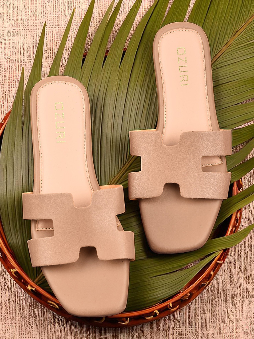 Ozuri Women Open Comfort Slip-Ons Flat Sandals