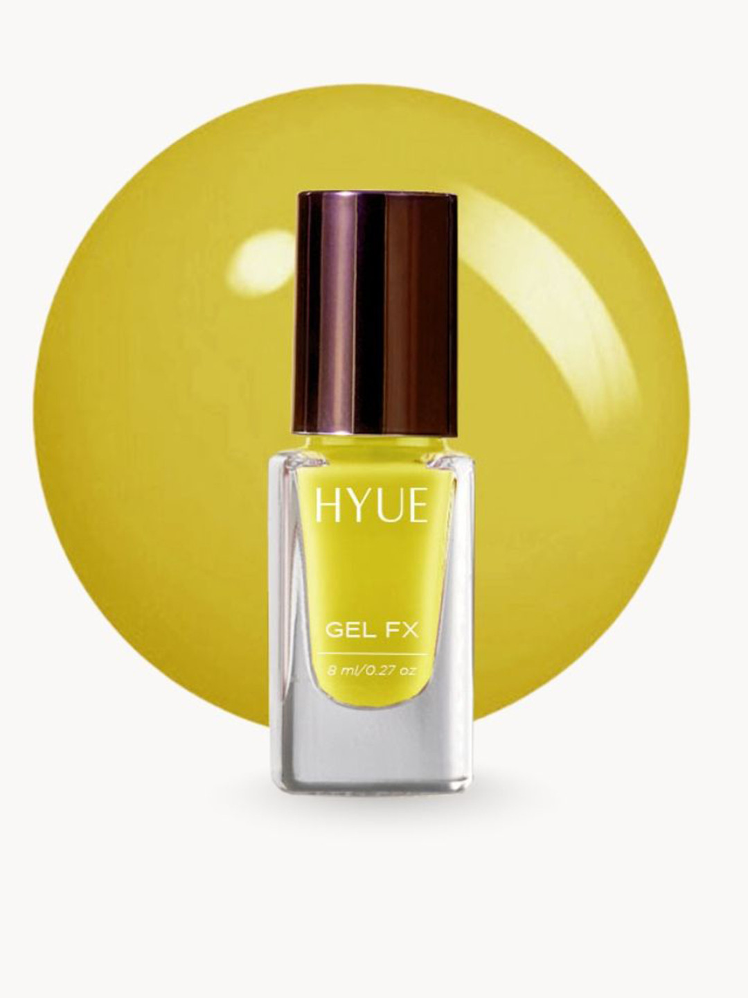 HYUE Gel FX Nail Paint Lime Zest Quick Dry and Chip Resistant - 14 Day Long Wear- 8ml