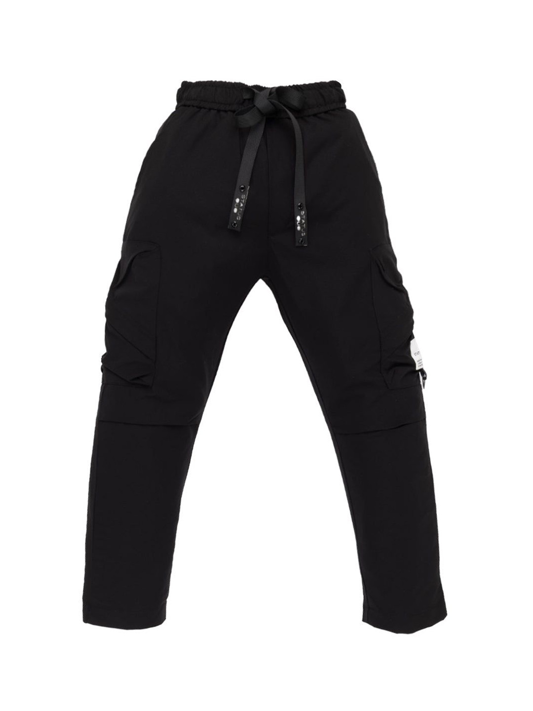 Status Quo Boys Mid-Rise Regular Fit Flat-Front Cargos Trousers