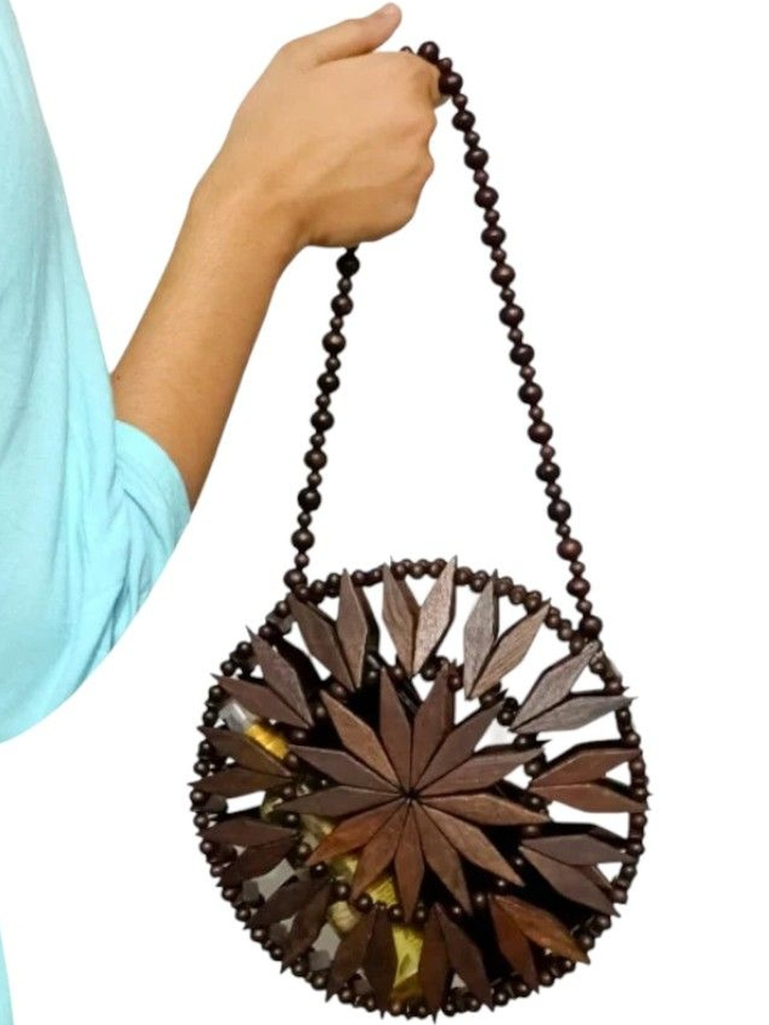 Angira handicrafts Women Wooden Shoulder Bag