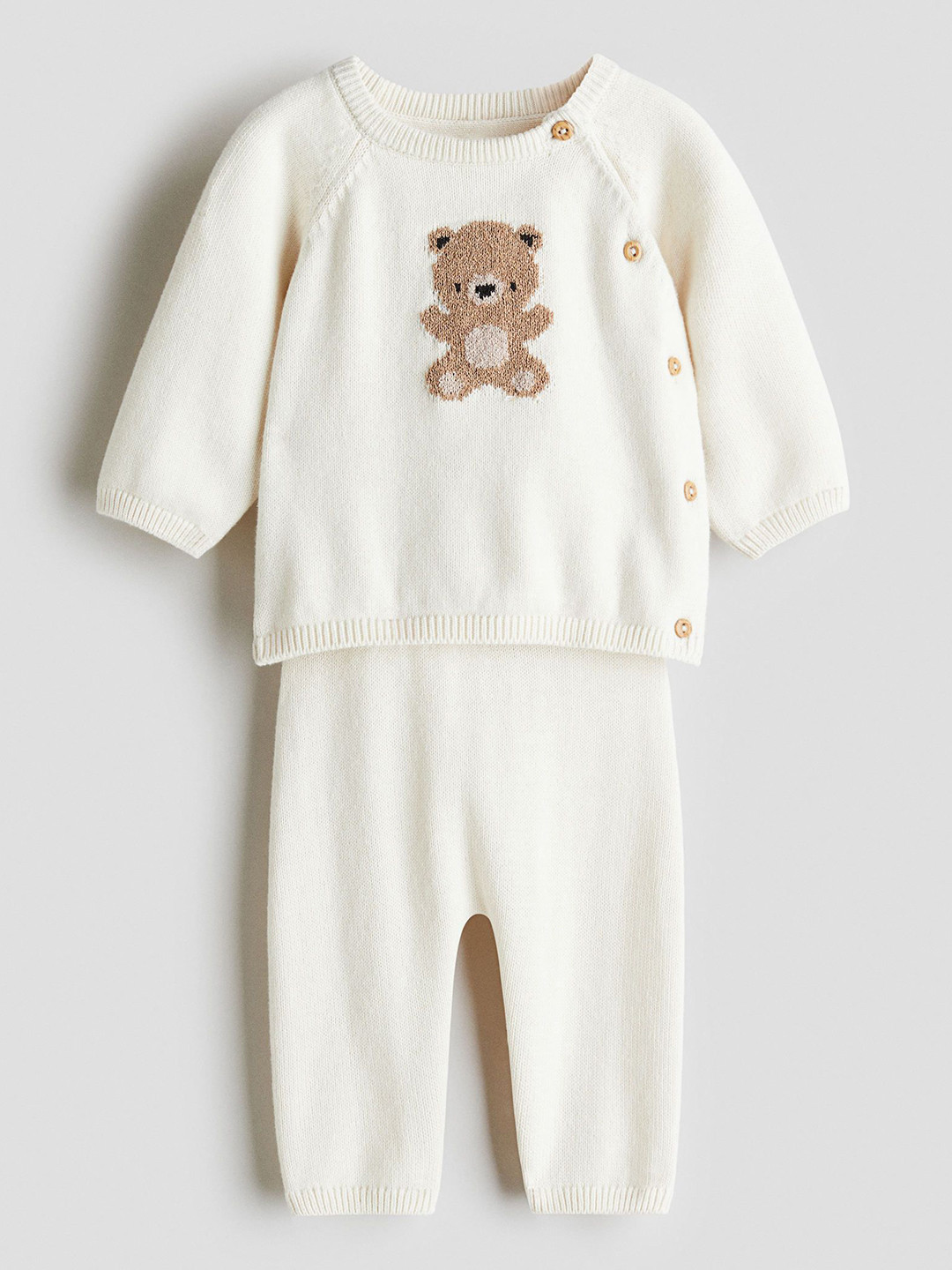 H&M Infant Boys Long Sleeves Pure Cotton Sweaters