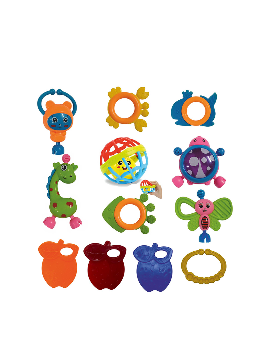 TODDLERS BUDDY Kids BPA Free Rattle & Teether Toys Learning and Development Toys