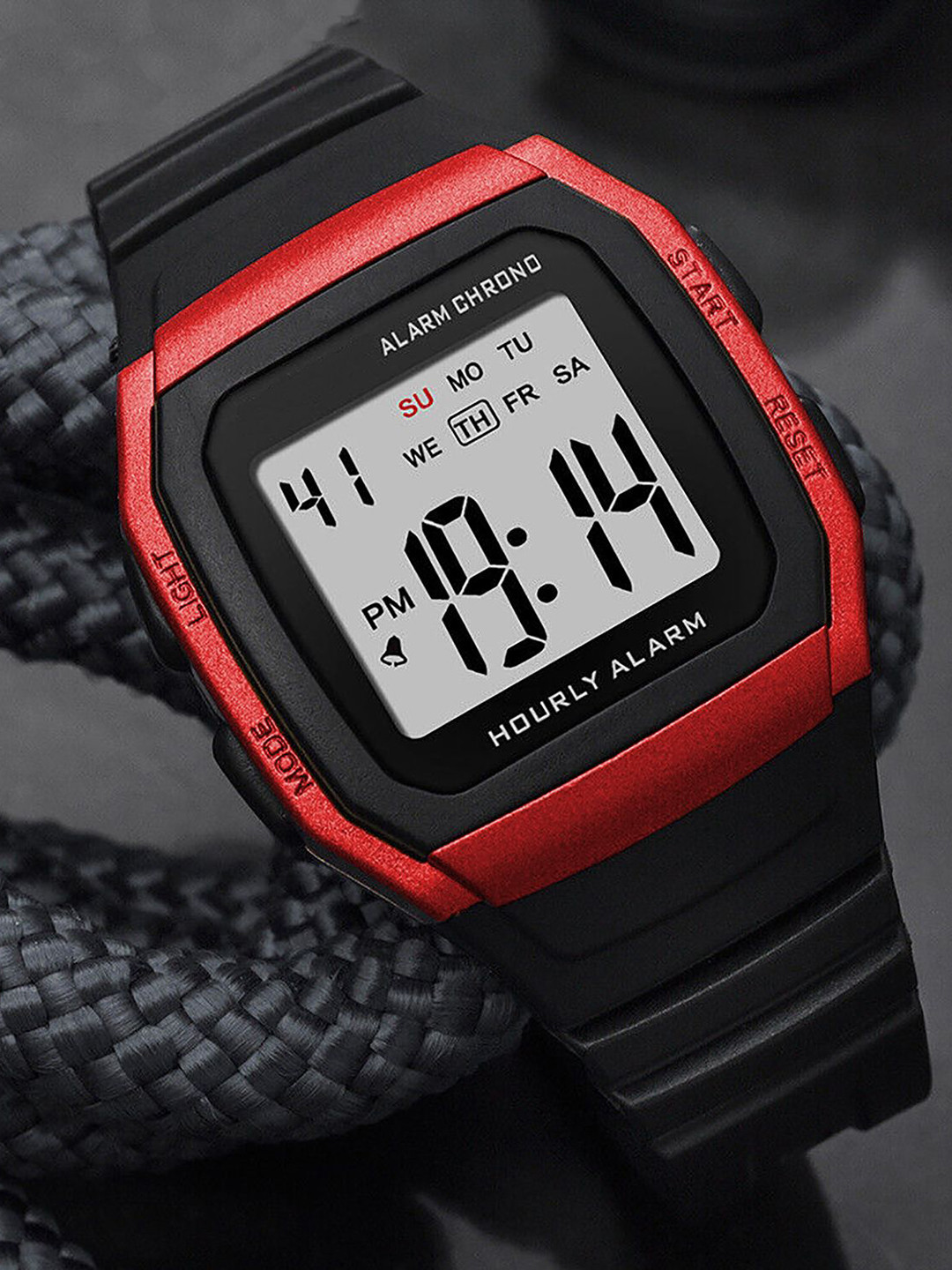 Time Up Kids Square Dial & Straps Digital Watch NOK-1007