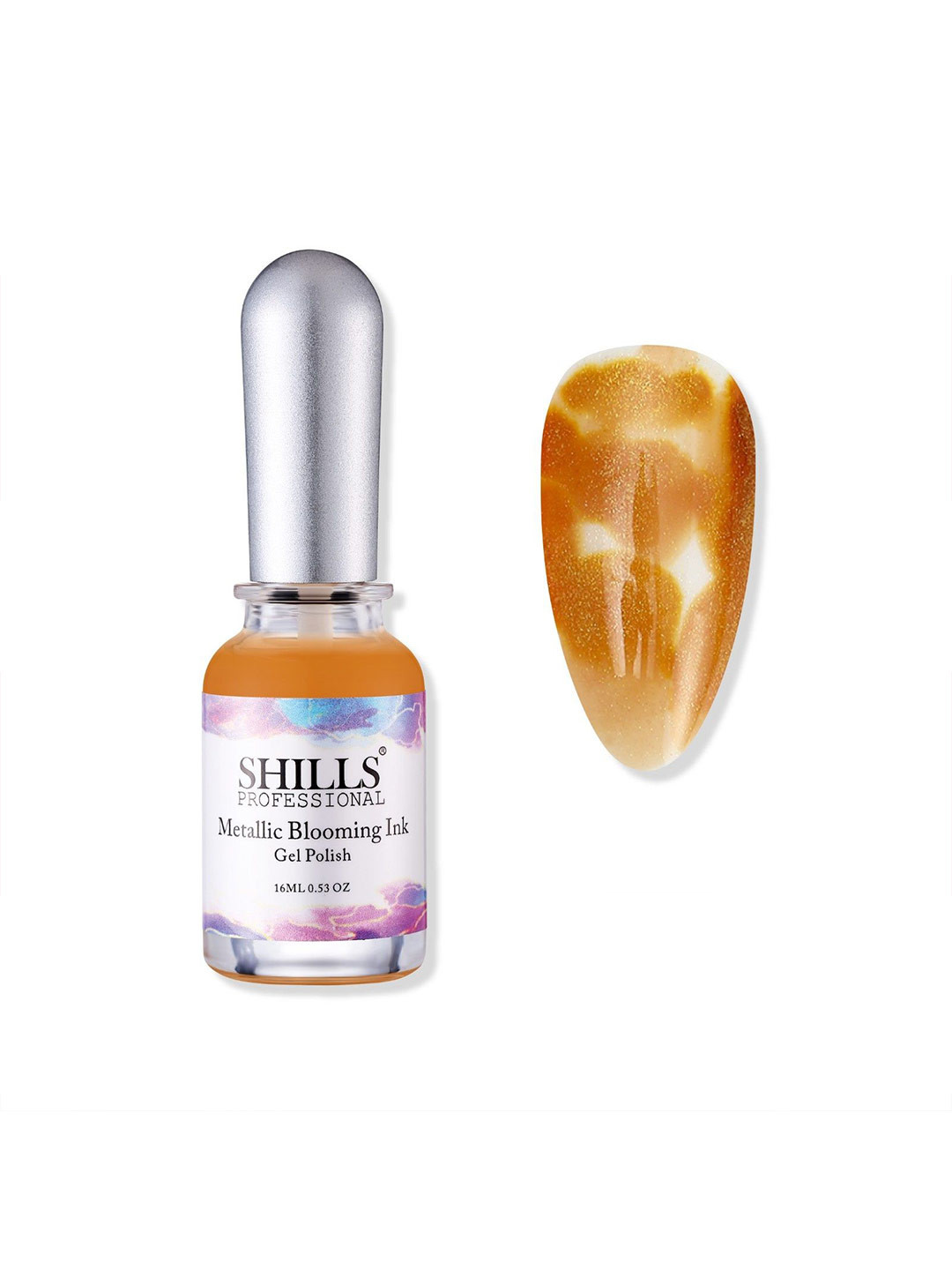 shills professional Metallic Blooming Ink Gel Nail Polish-16 ml-012