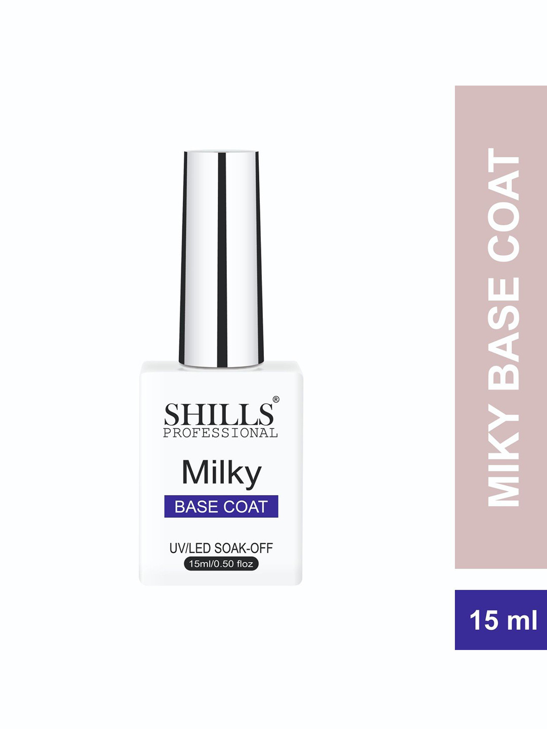 shills professional Milky Base Coat Gel Nail Polish-15ml-05