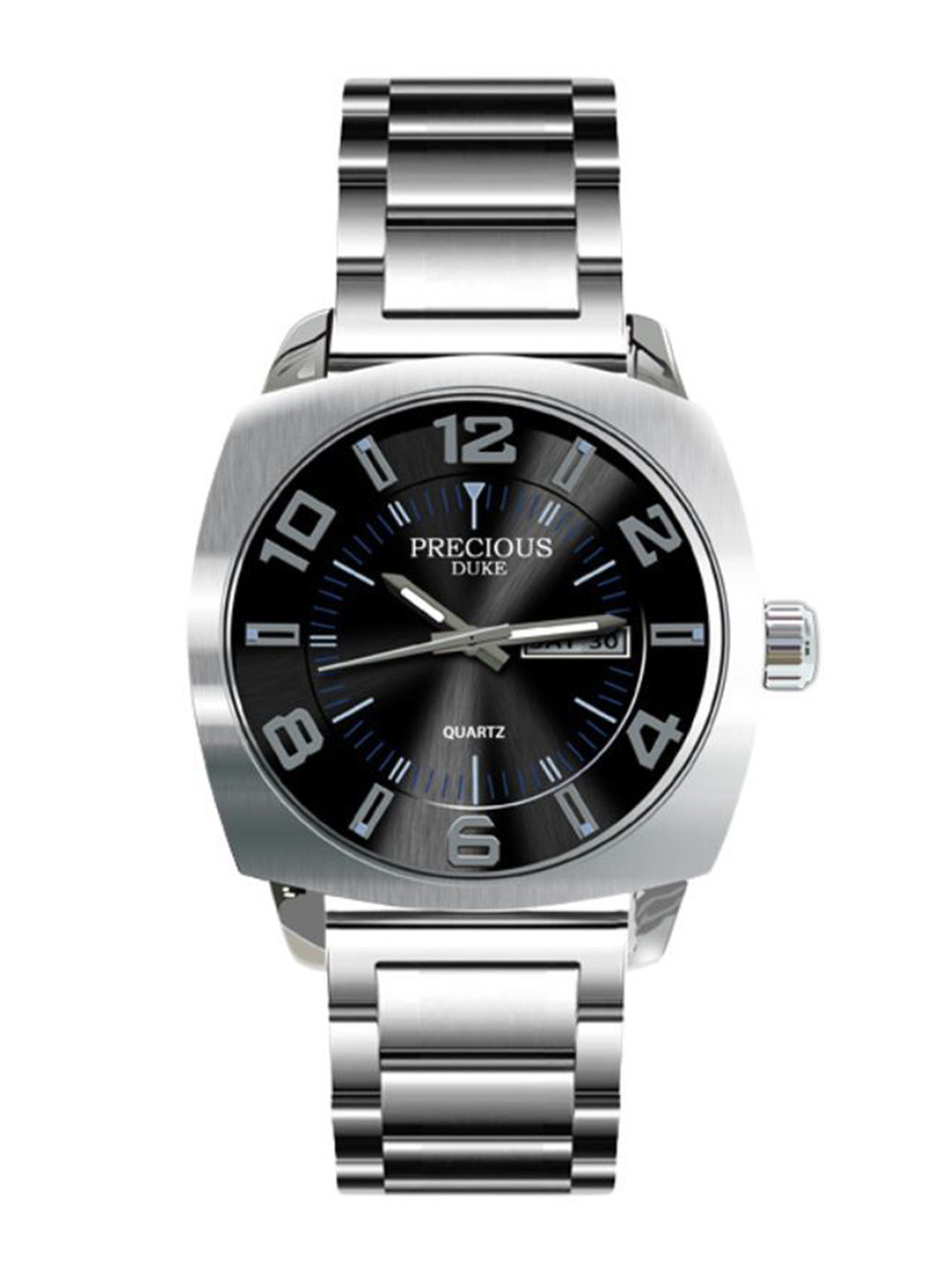 Precious Duke Men Stainless Steel Straps Analogue Watch PD_779919985000_Black_33