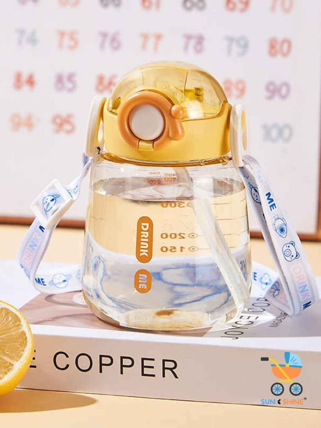 Sun & Shine Yellow Single Plastic Water Bottle