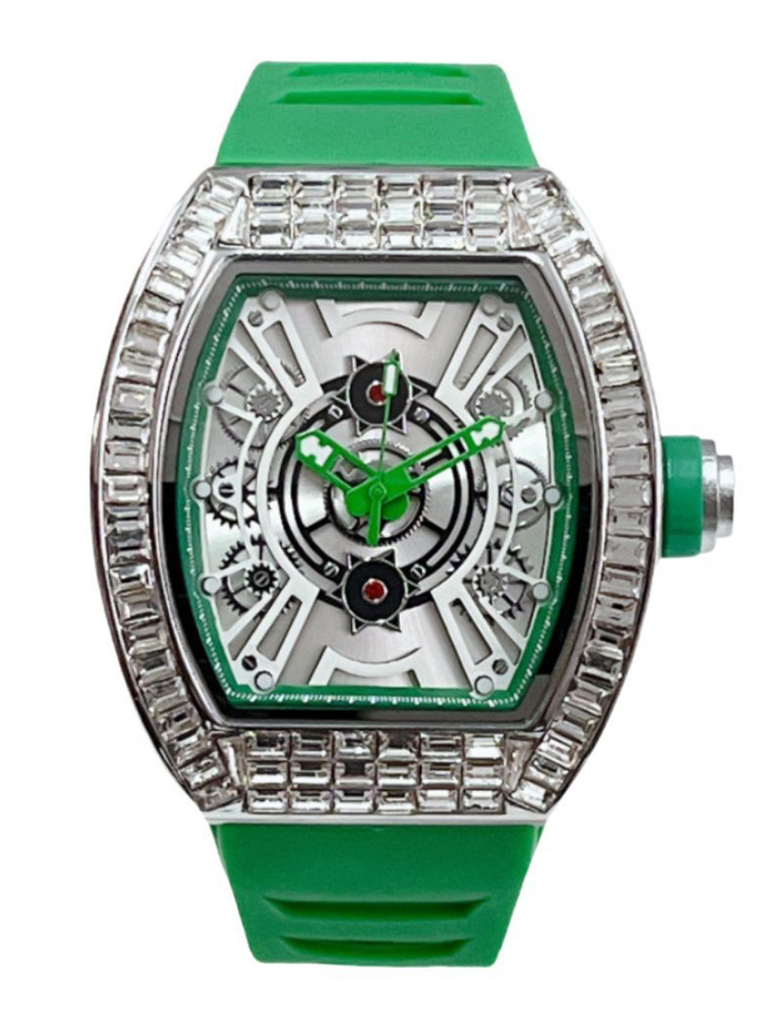 Precious Duke Men Skeleton Dial & Straps Analogue Watch PD_746819631899_White_62