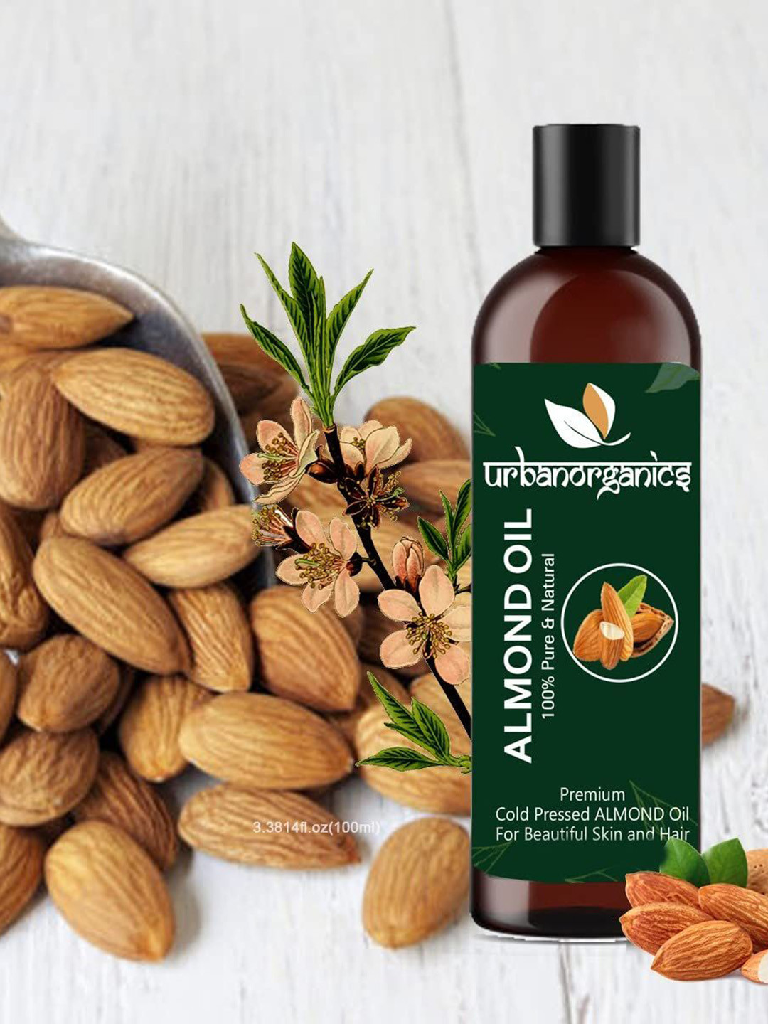 Urbanorganics Almond Hair Oil - 180 ml