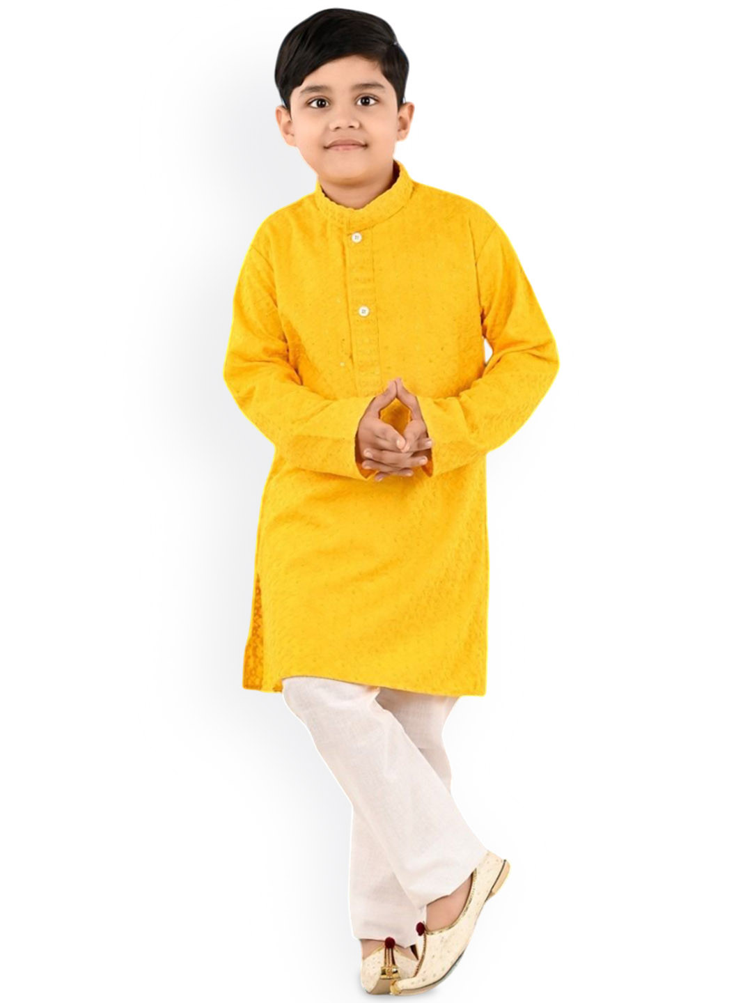 NEW GEN Boys Self Design Kurta with Pyjama