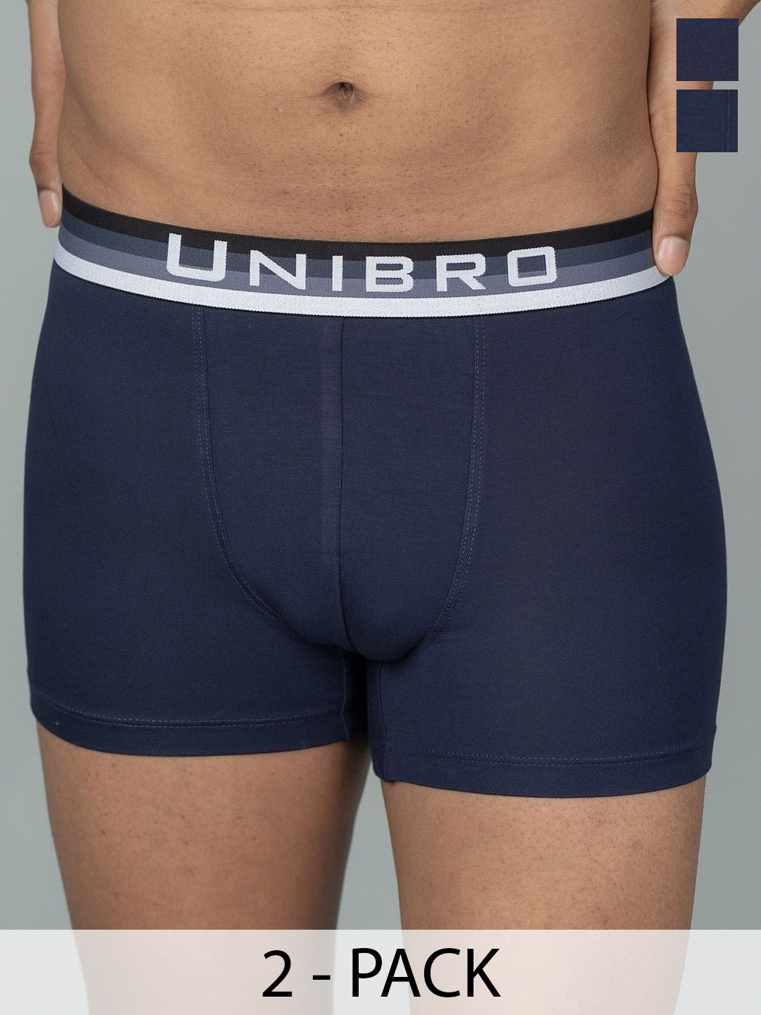 Unibro Men Pack Of 2 Low-Rise Trunks TNCL-TRNK-PM3_2P-2XL