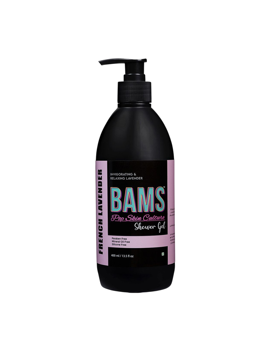 BAMS POP SKIN CULTURE French Lavender Shower Gel For Hydration - 400 ml