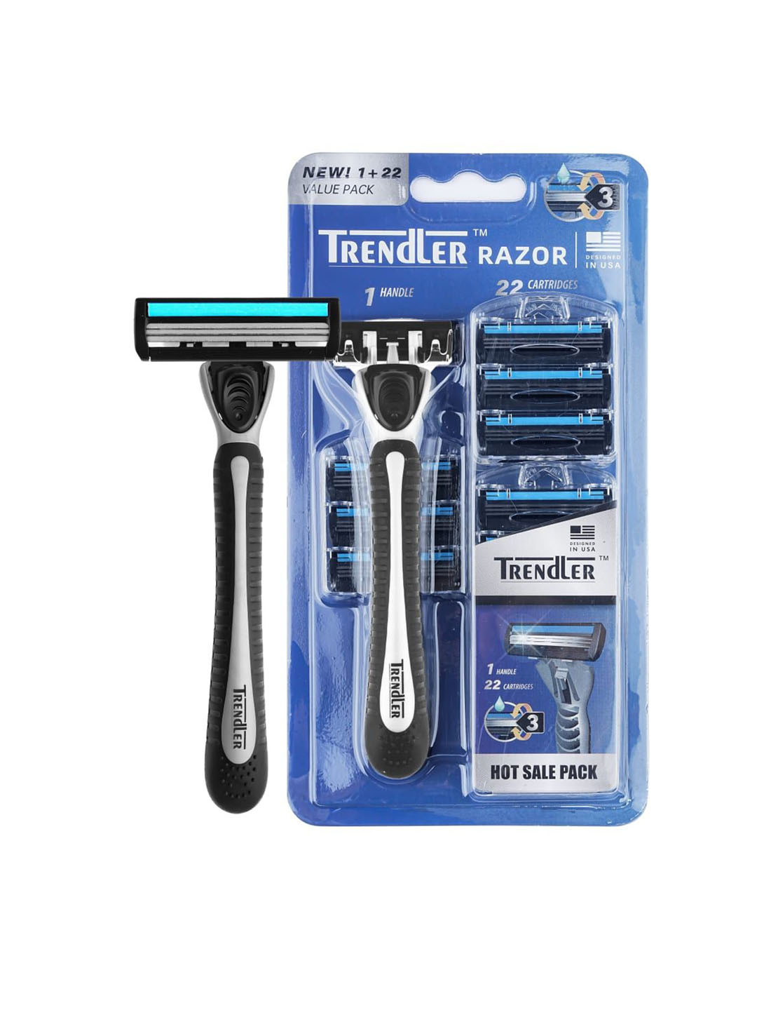 TRENDLER Multi-Blade Cartridge Razors