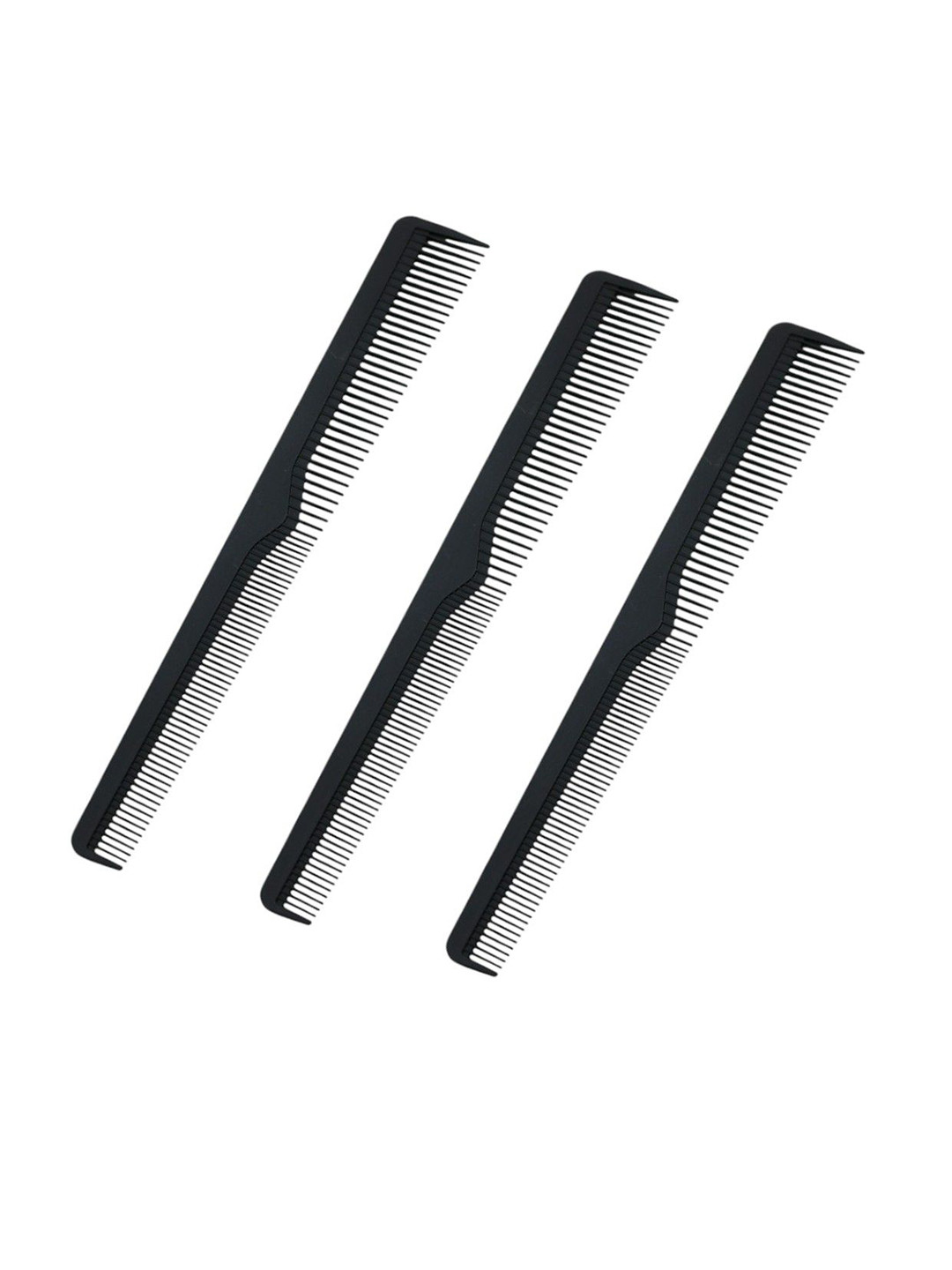 Adhvik Set Of 3 Carbon Fiber Antistatic Barber Combs