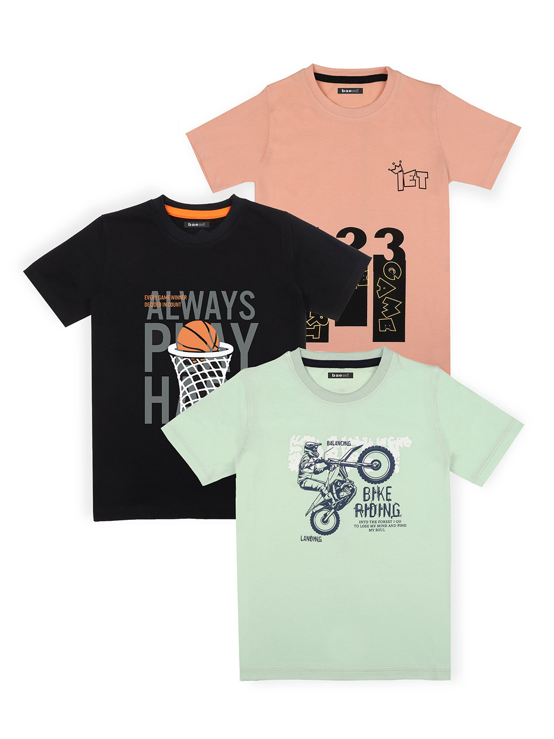 J&JP Boys 3 Printed Pockets T-shirt