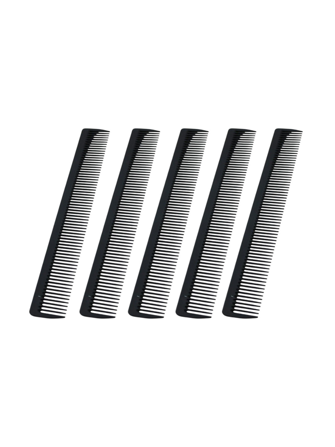 Adhvik Set Of 5 Carbon Fiber Antistatic Barber Comb