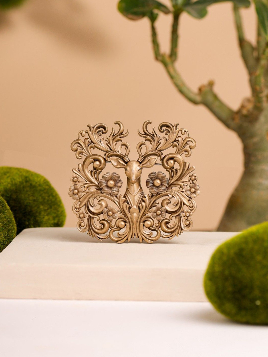 COSA NOSTRAA Men The Antler Majesty Statement Brooch