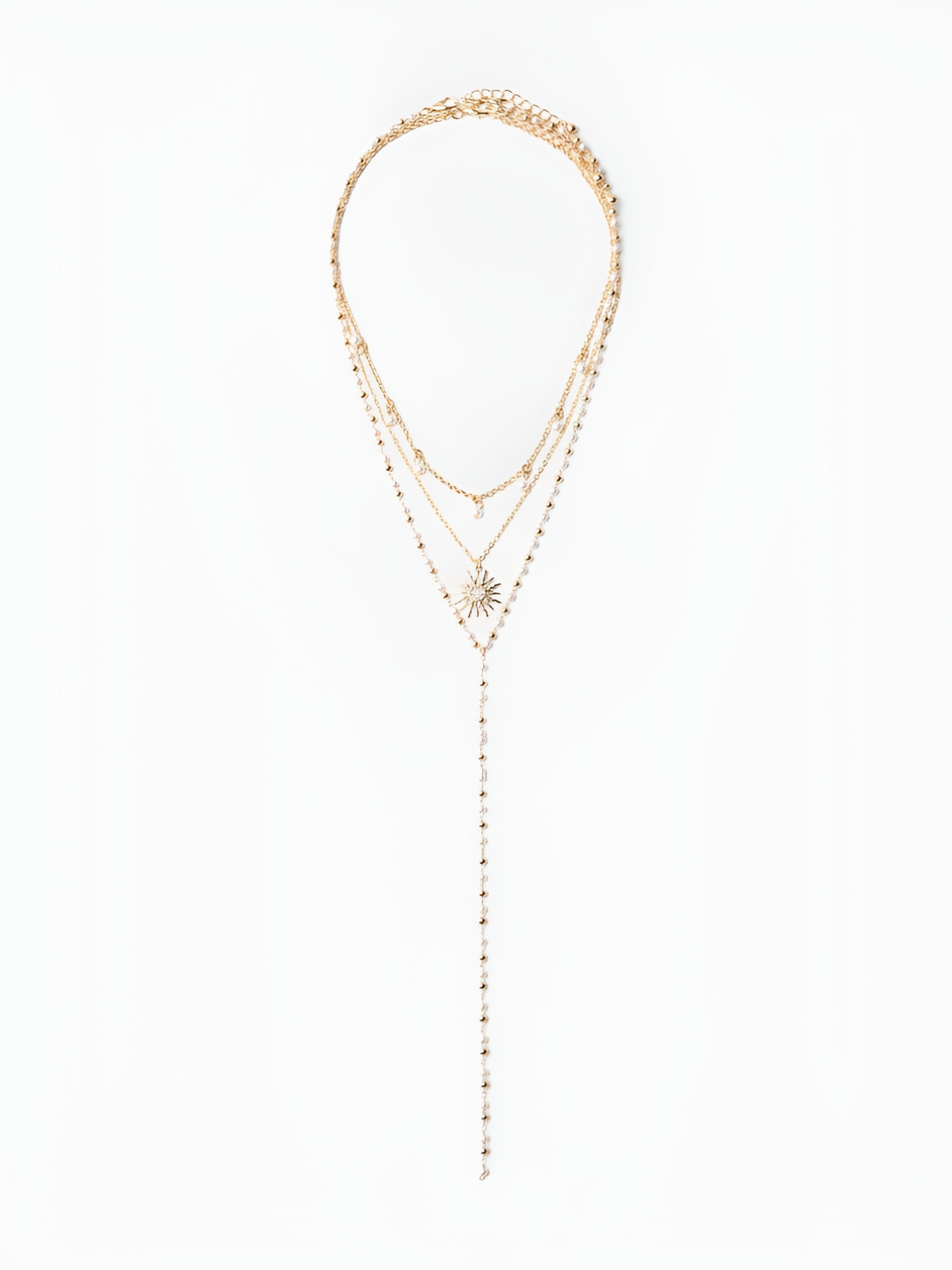 Bershka 3-pack Of Pendant Necklaces