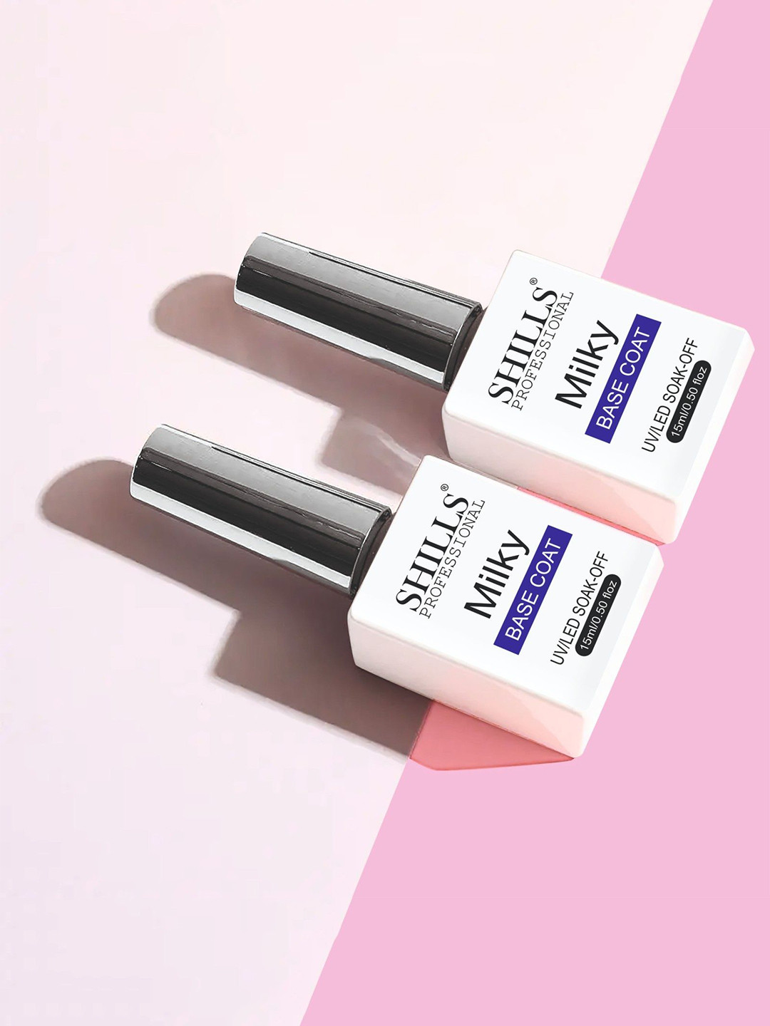 shills professional Milky Base Coat Polish-15ml -10