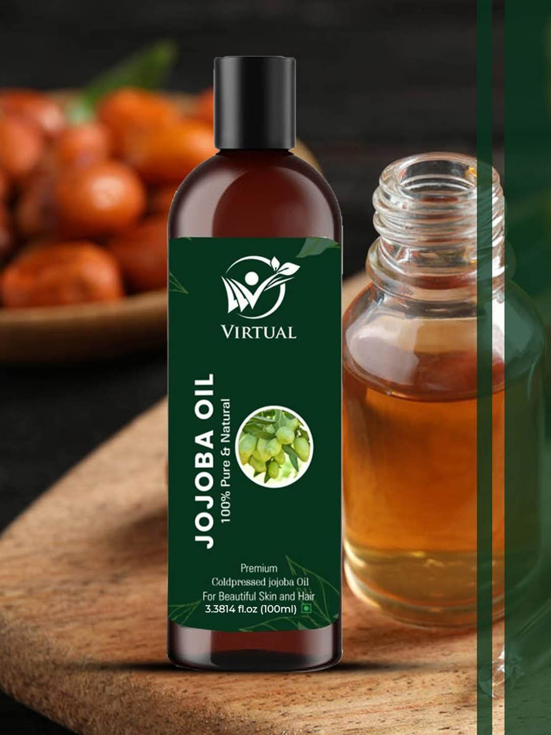 VIRTUAL Cold Pressed Jojoba Oil - 100 ml