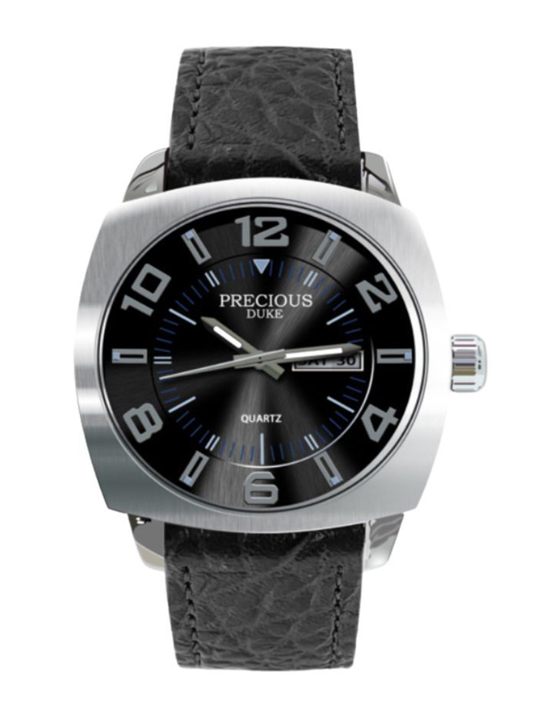 Precious Duke Men Dial & Leather Straps Analogue Watch PD_775364952911_Black_56