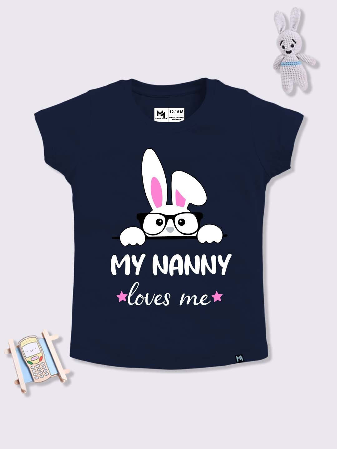 YK X Minute Mirth Girls Printed Cotton T-shirt