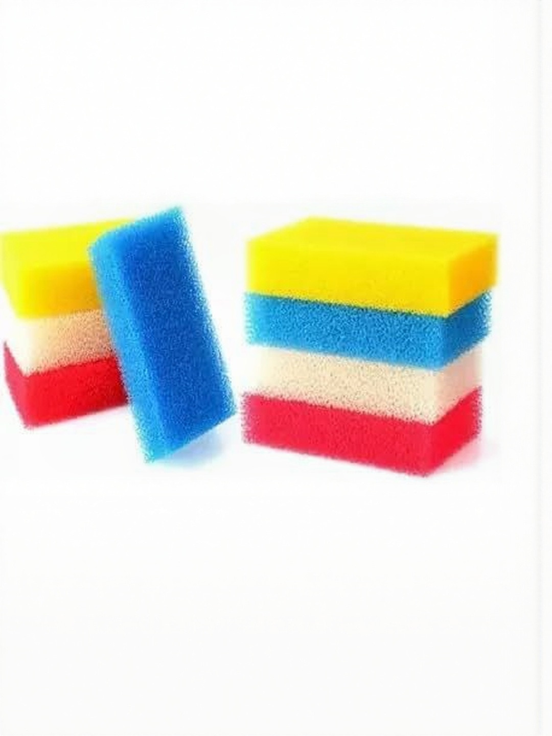 ARPANA BRIGHT Multicoloured Solid Polypropylene Cleaning Sponge Scrubber Pad