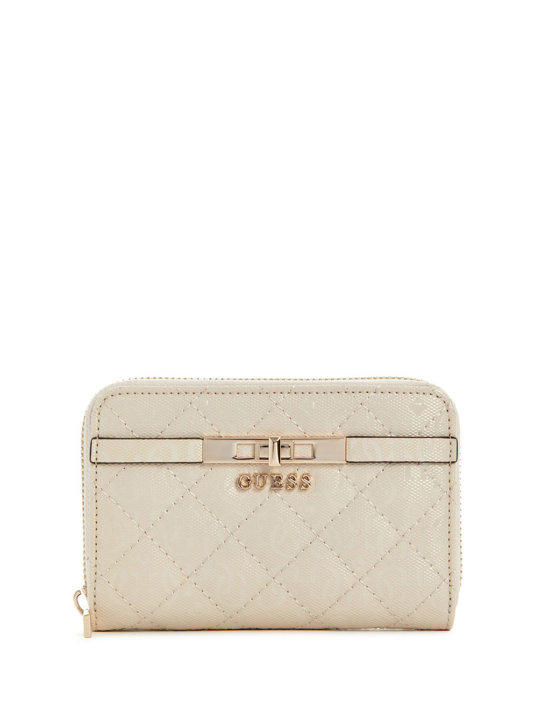 GUESS Women Quilted Idra Medium Zip Around Wallet