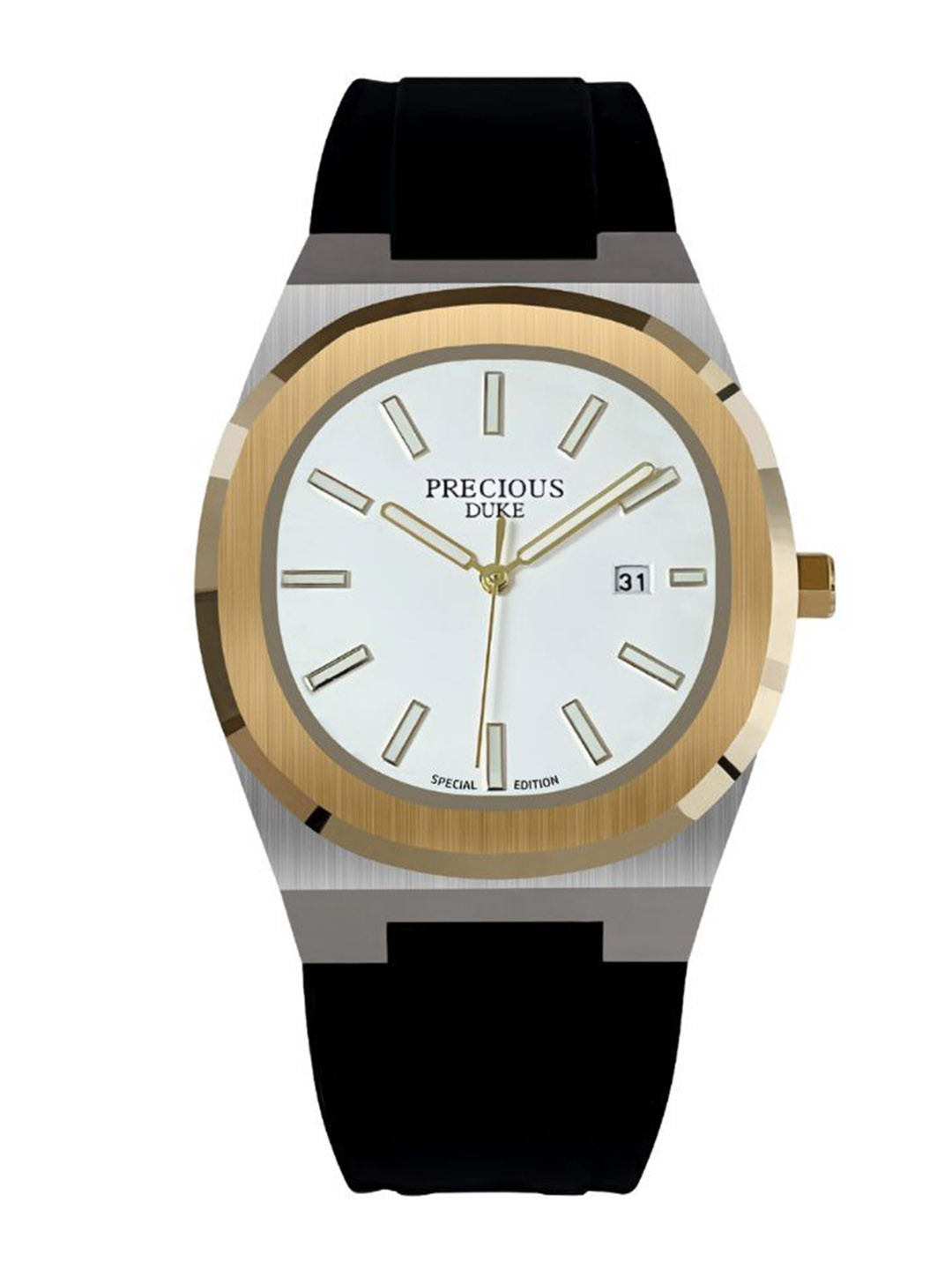 Precious Duke Men Quartz Analogue Watch PD_778355437622_White_9