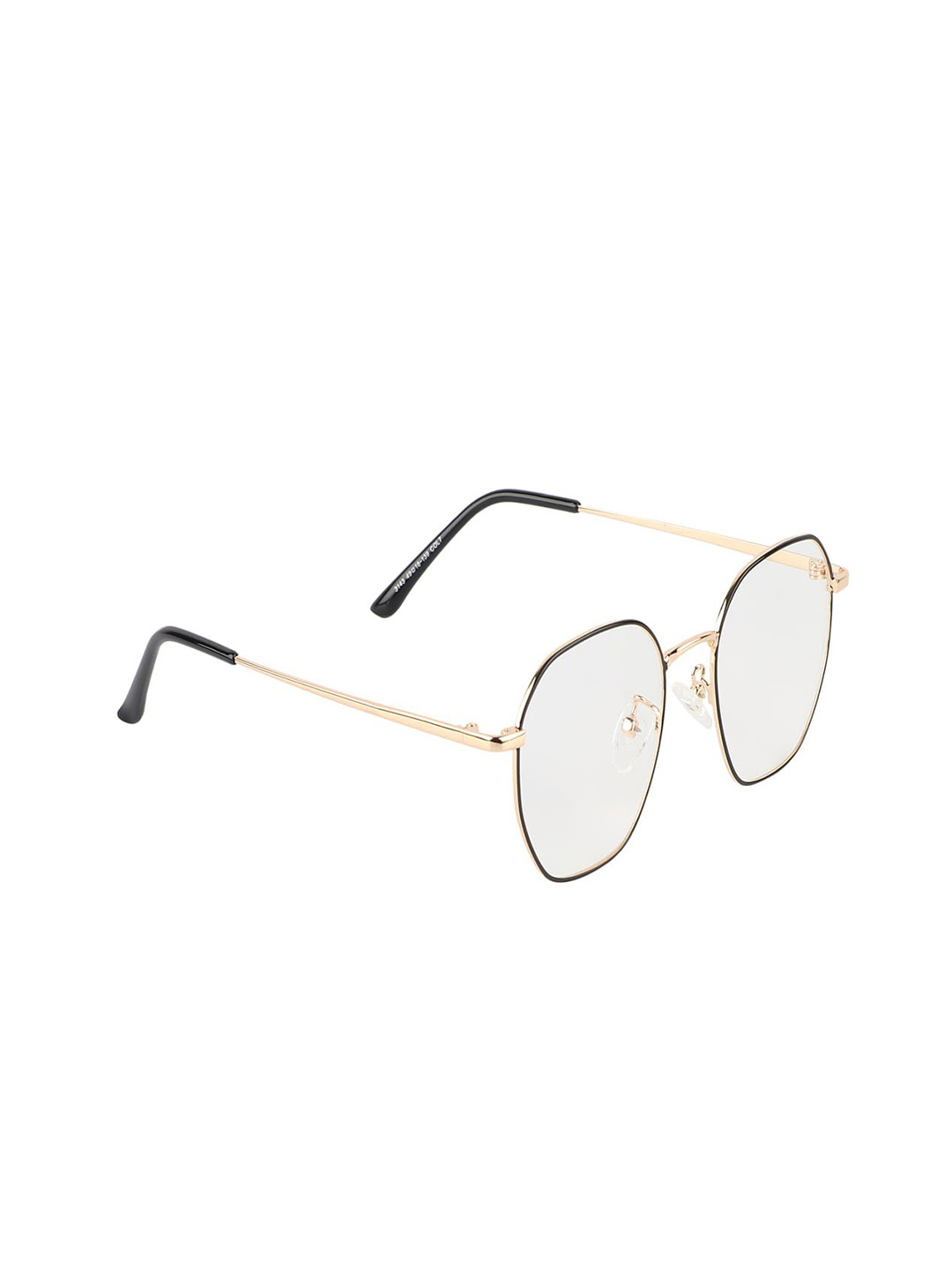Admire Hexagon Unisex Colourblocked Half Rim Round Frames