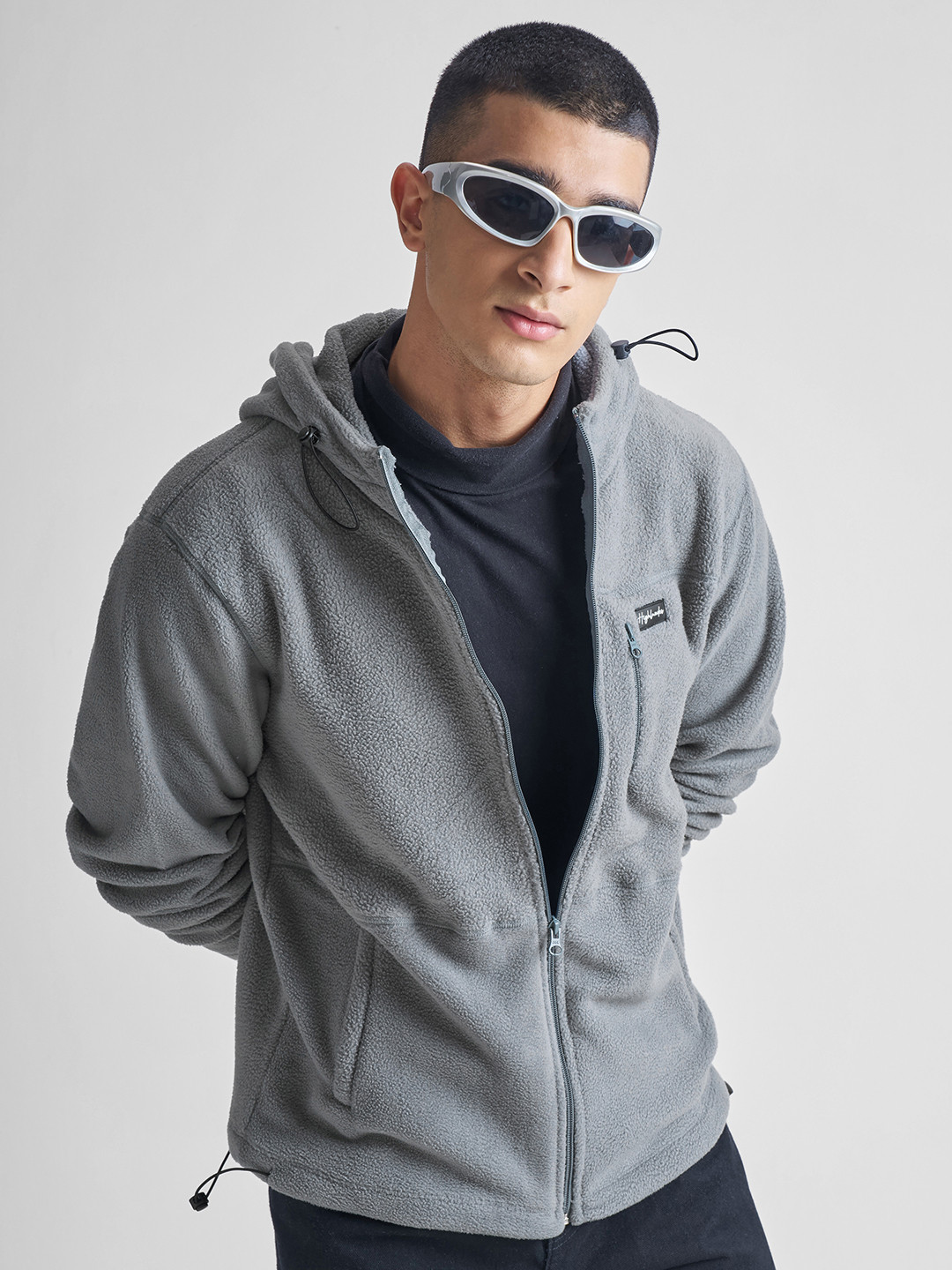 HIGHLANDER Front Open Hooded Sweatshirt