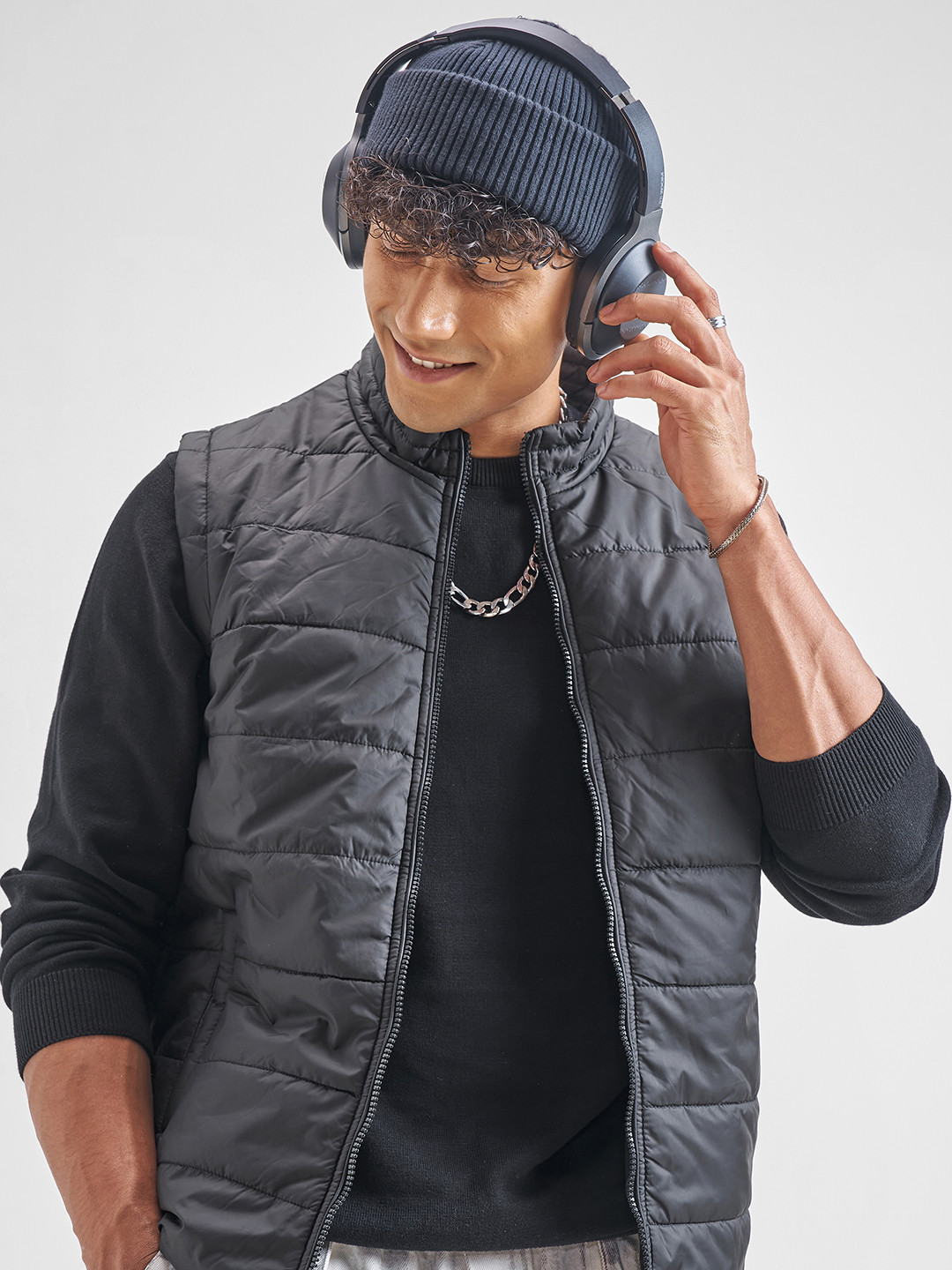 HIGHLANDER Men Self Design Puffer Jacket