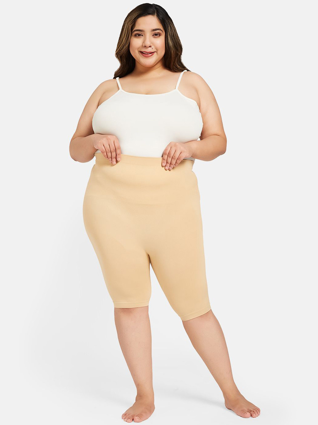 G Heist Women Plus Size High-Rise Tummy & Thigh Shapewear