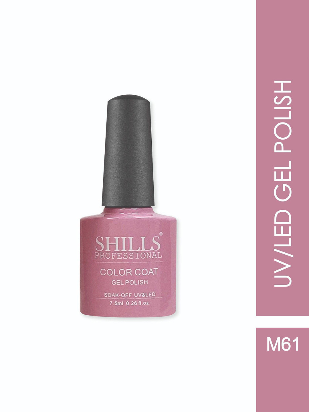 shills professional Long Lasting Soak-Off UV LED Gel Nail Polish 7.5 ML-M61