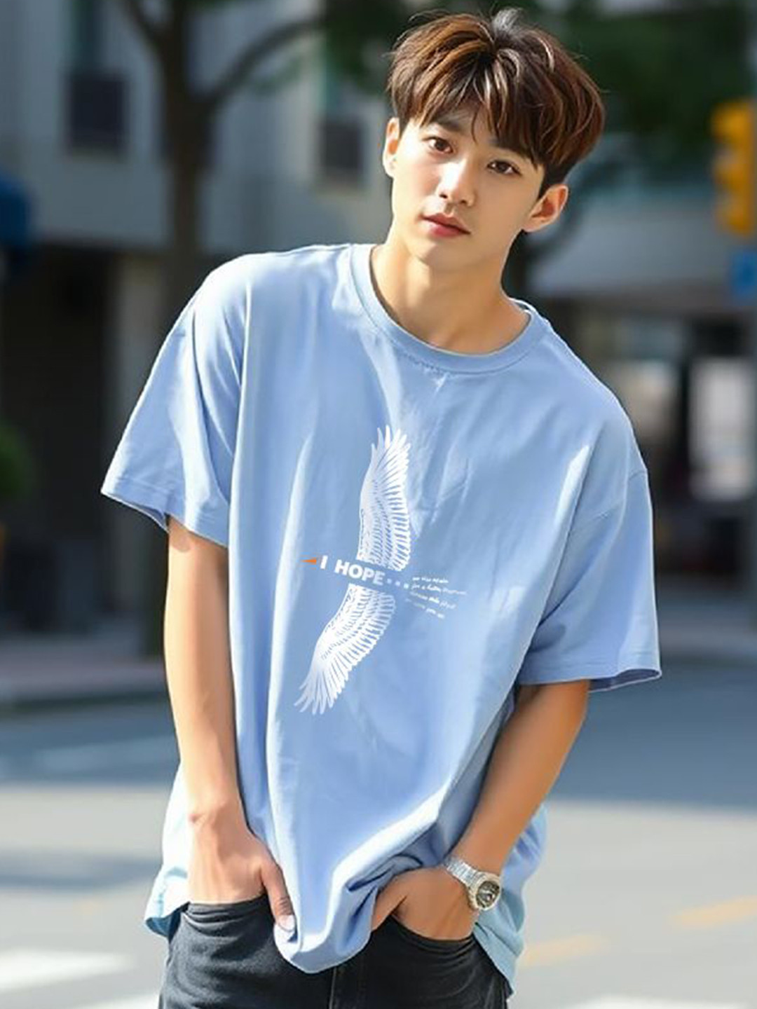 MaverIQ Graphic Printed Organic Cotton Oversized T-shirt