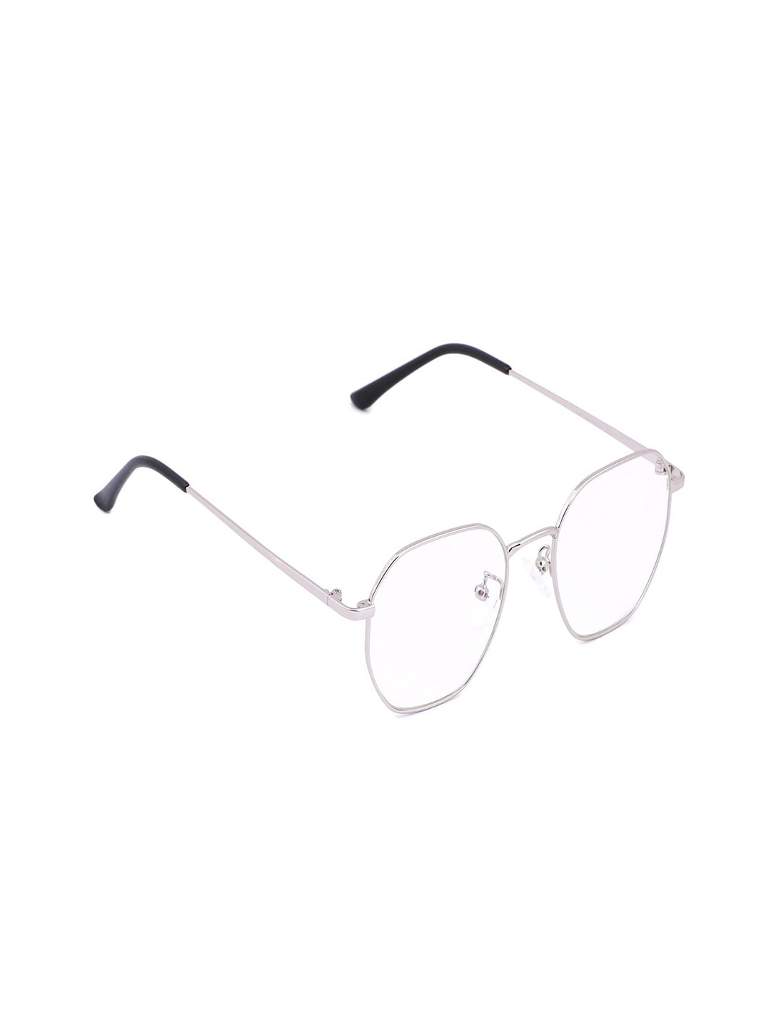 Admire Hexagon Unisex Colourblocked Rimless Round Frames