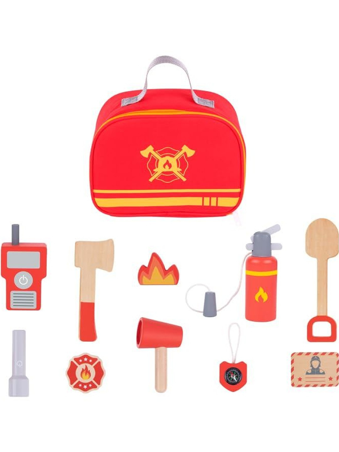 Playbox Kids Wooden Marshall Fire Rescue Tool Kit