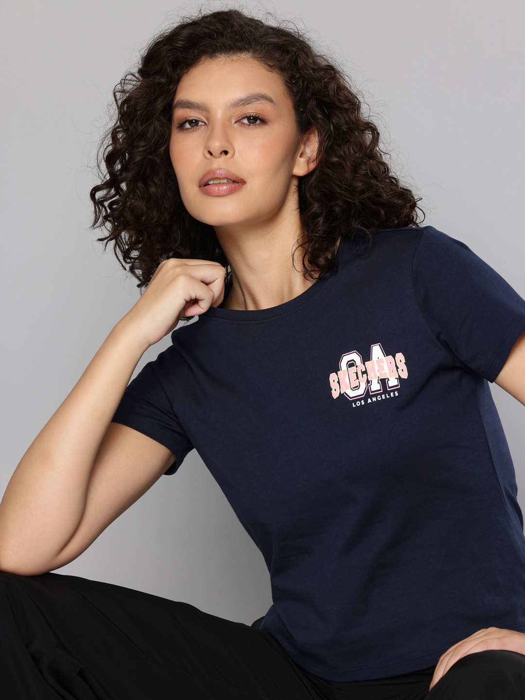 Skechers Women L.A. Placement Print T-Shirt