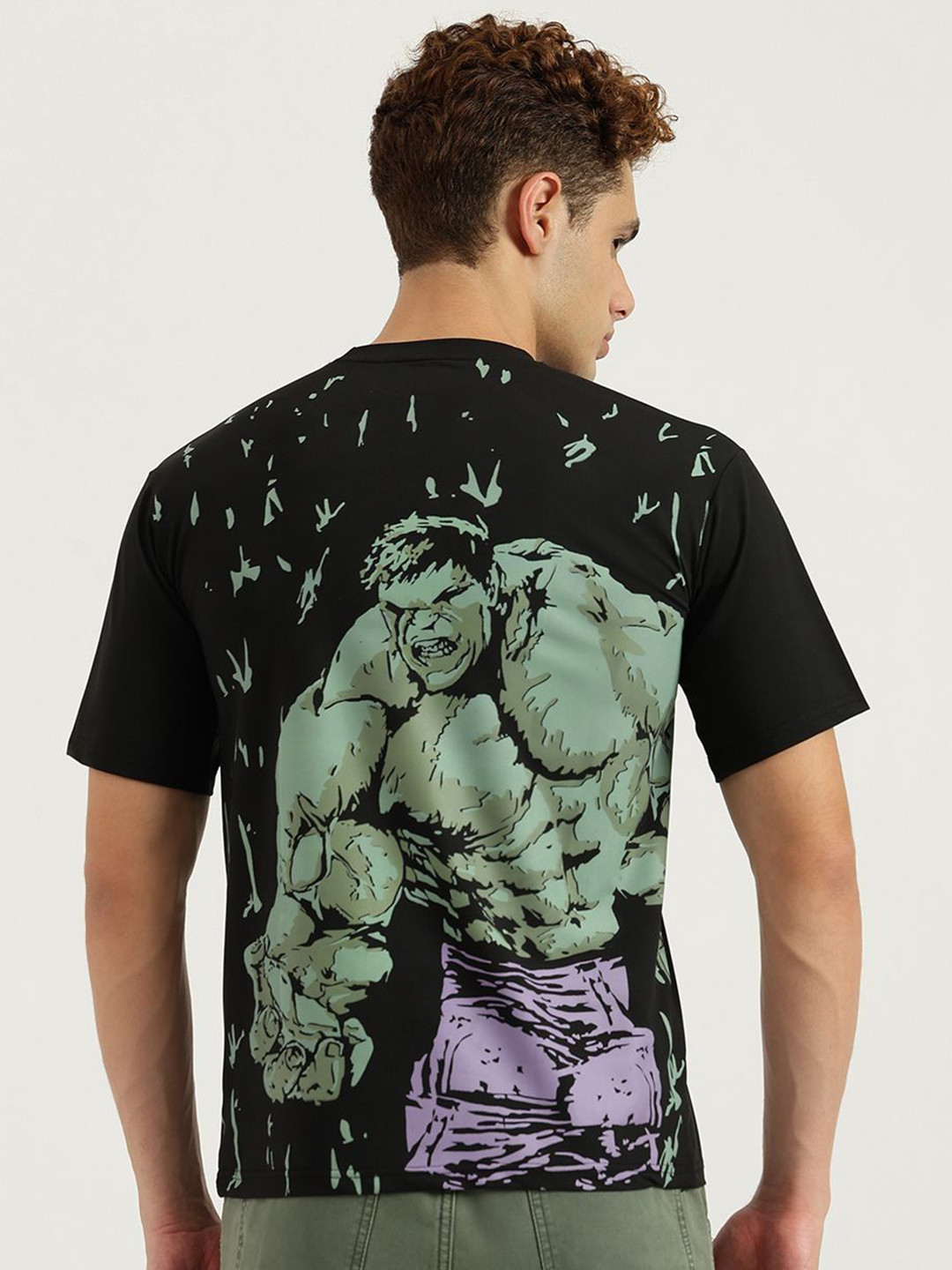 ALAWO Men Marvel Superhero Graphic Tee