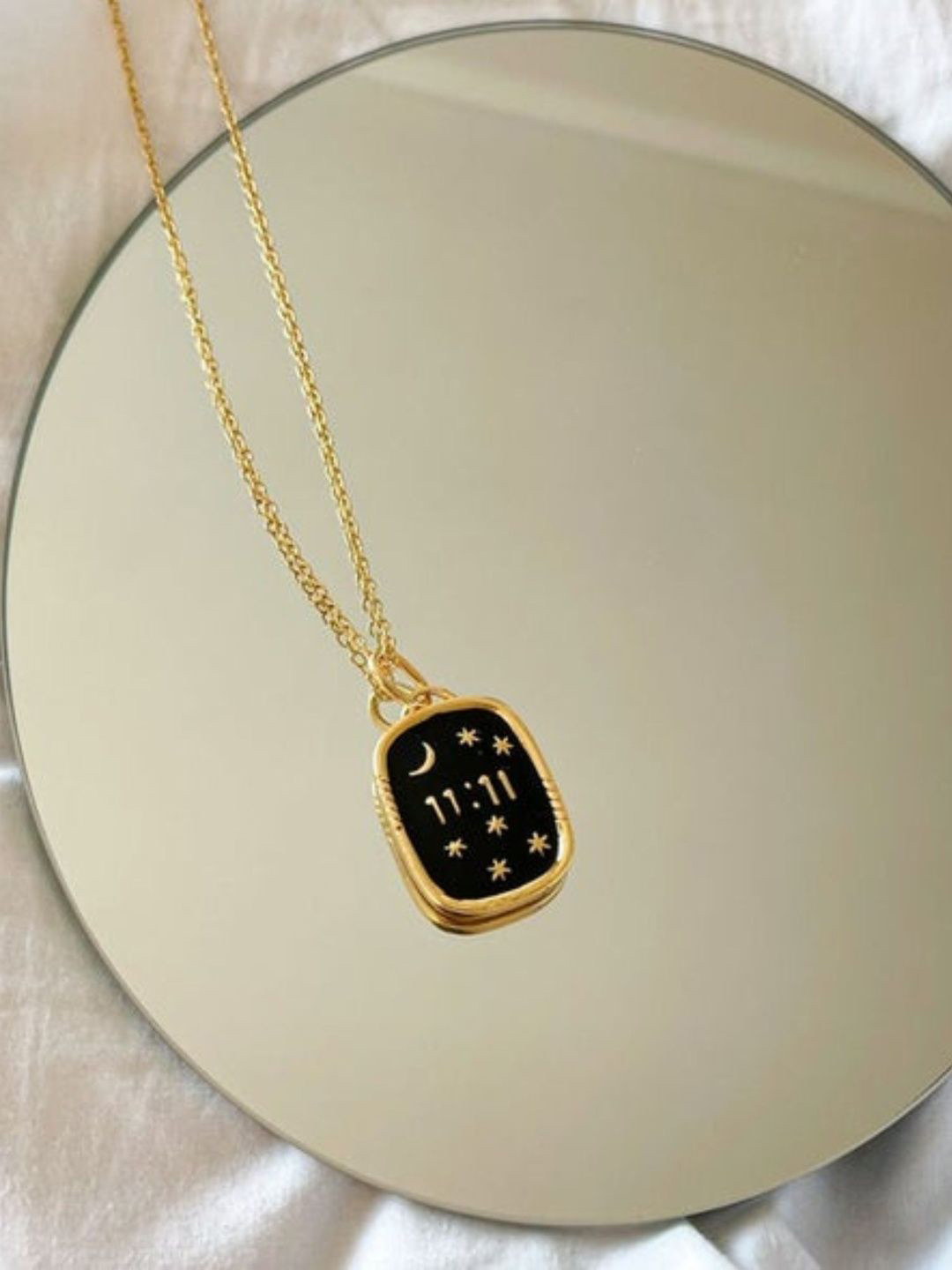 ALSO - A Look to Stand Out Gold-Plated Contemporary Pendants with Chains