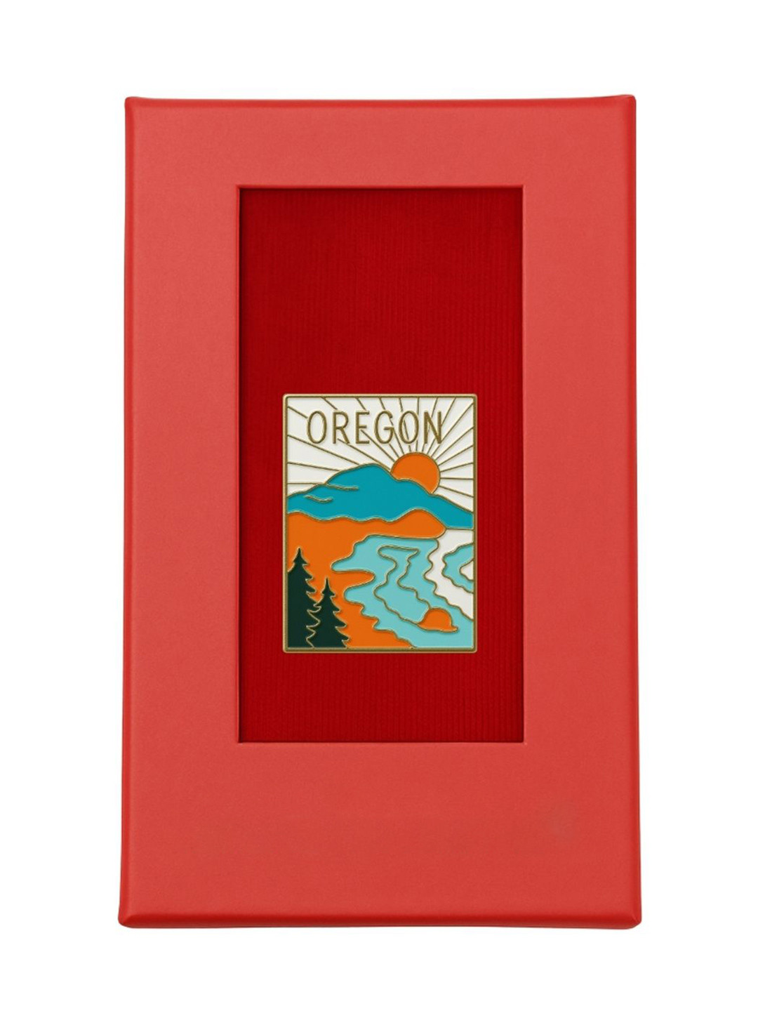 Leonardi Unisex Oregon Sunset Minimal Brooch