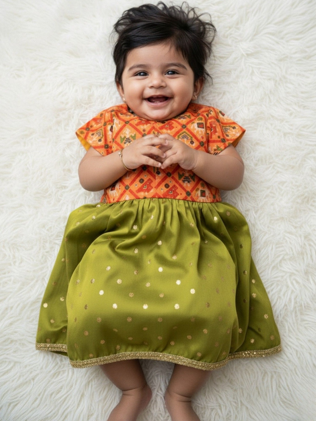 Sangria Girls Ready to Wear Lehenga &  Patola Blouse