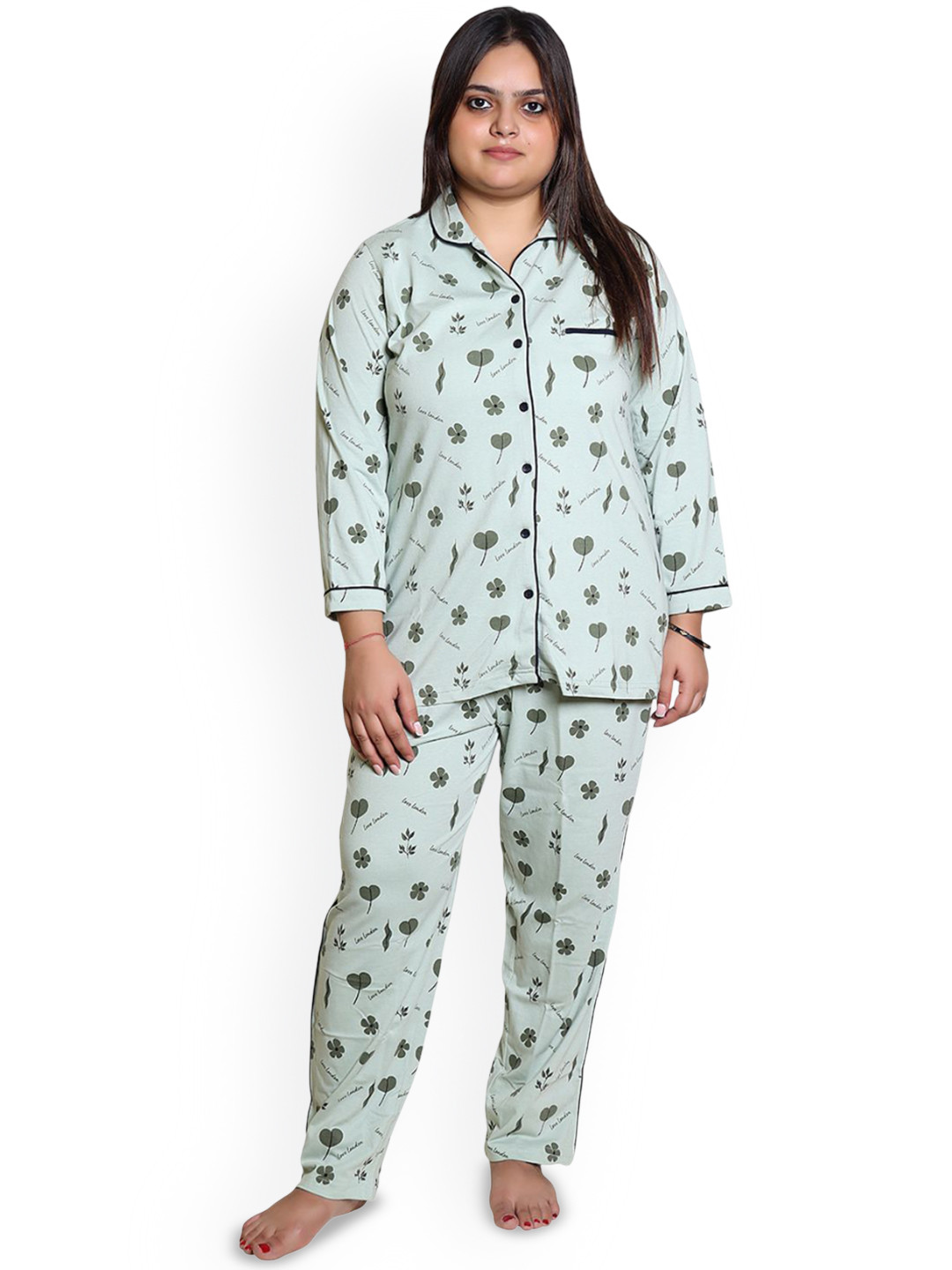 LOVE LONDON Women Floral Printed Night suit